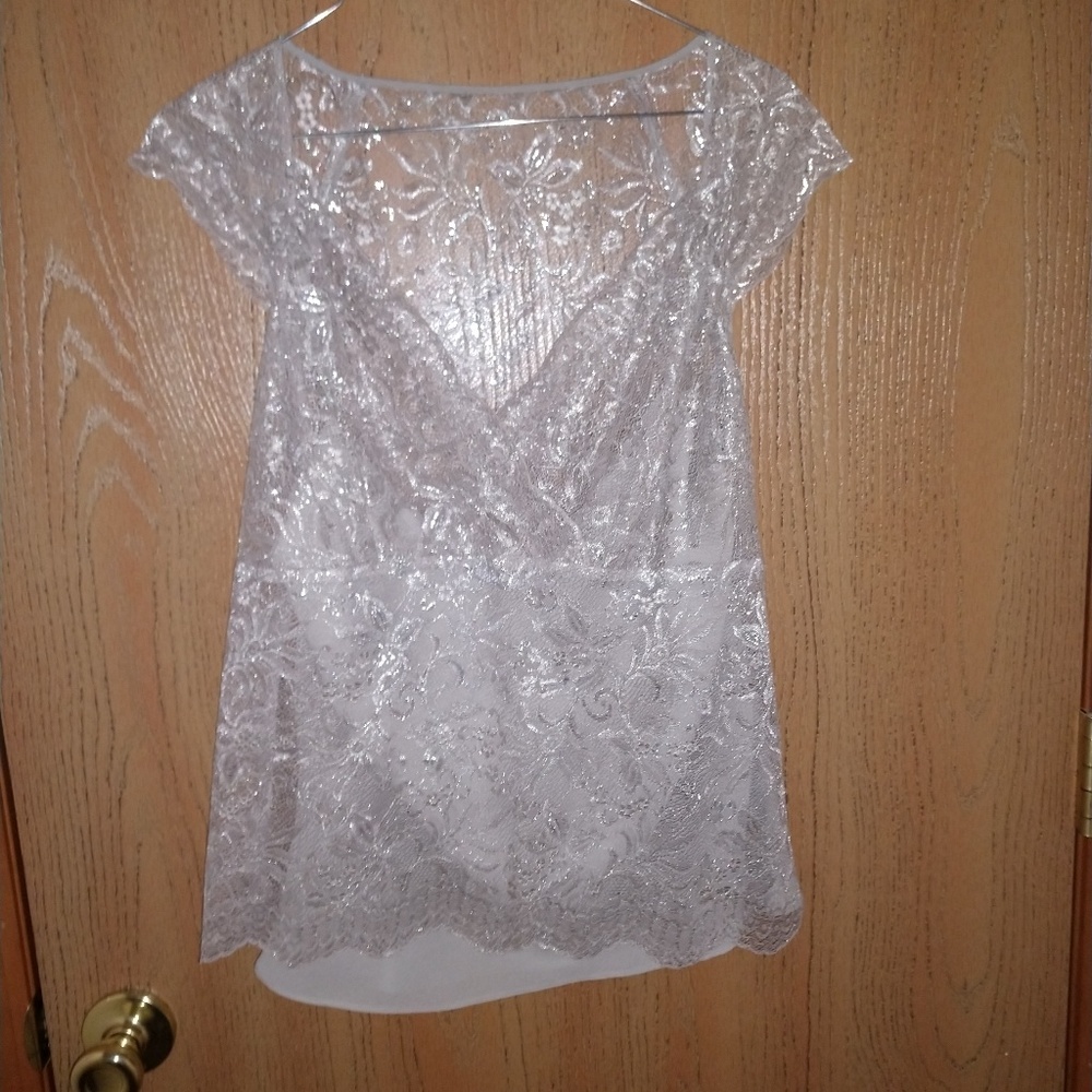 Loft Holiday Sparkle Blouse